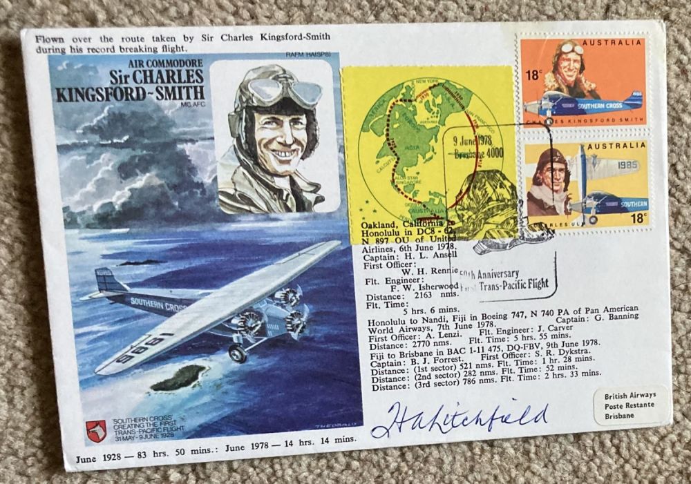 Lot 98: Aviation pioneer H A Litchfield signed HA(SP8b) Air...