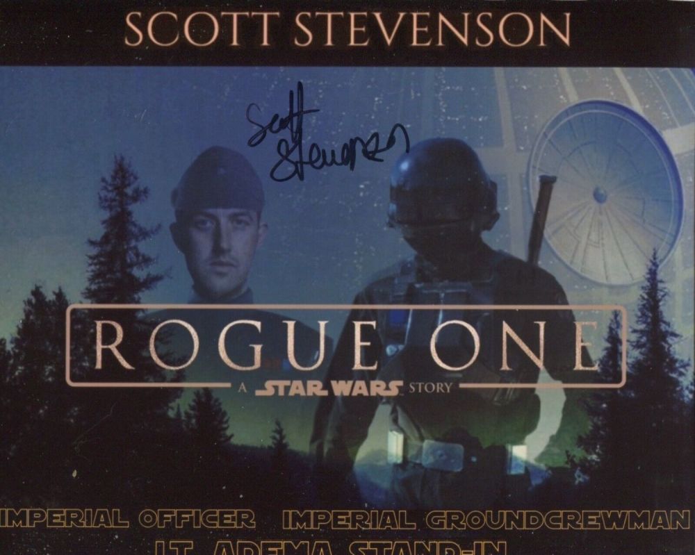 Lot 112: Star Wars Rogue One 8x10 photo signed by...