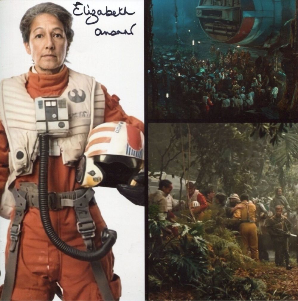 Lot 140: Star Wars rebel fighter pilot Elizabeth Ansari signed...