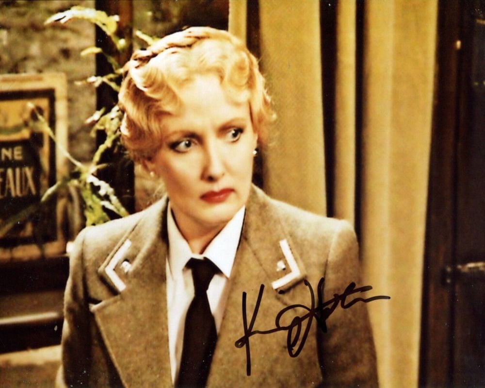 Lot 180: Allo! Allo! comedy scene photo signed by actress...