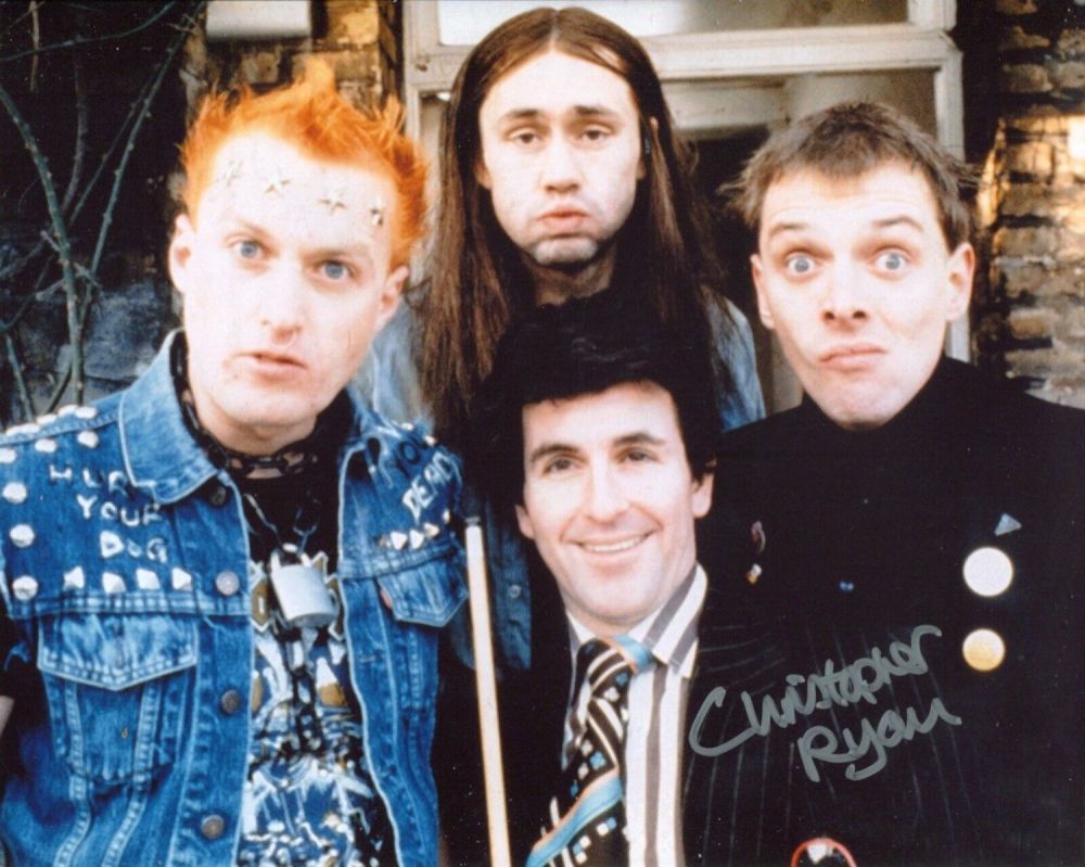 Lot 202: The Young Ones cult 8x10 comedy photo signed...