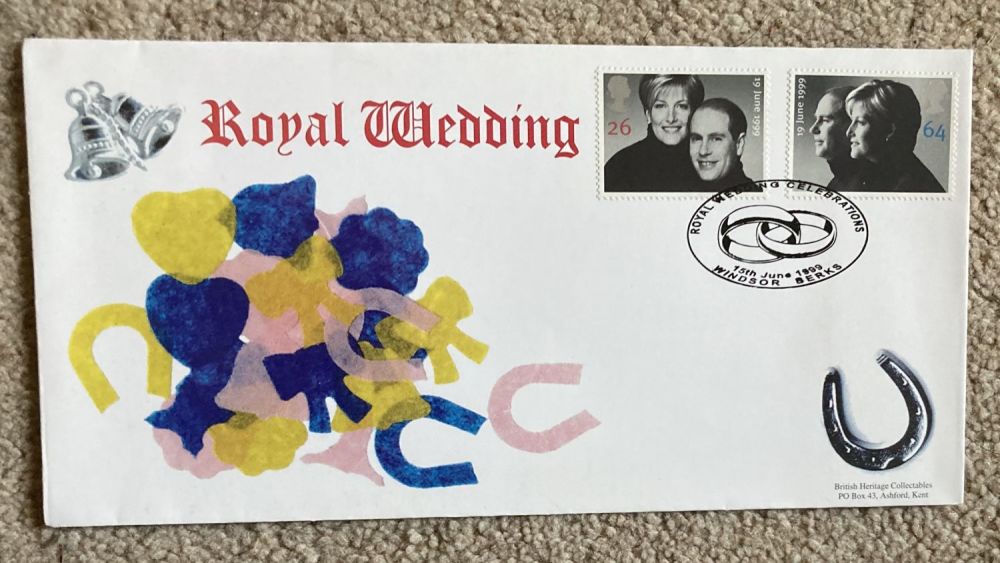 Lot 248: 1999 Royal Wedding BHC official FDC with Special...