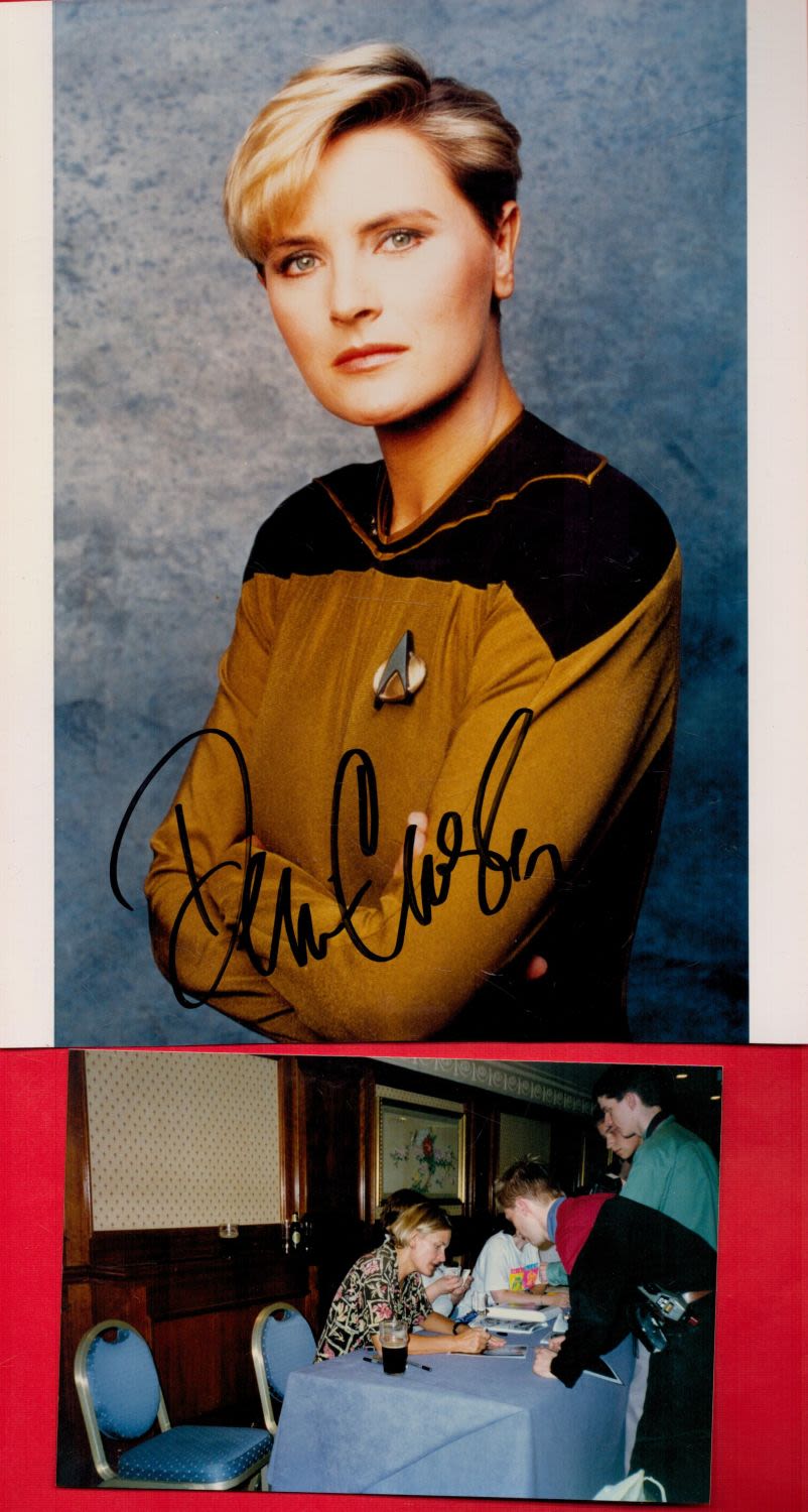 Lot 173: Denise Crosby Signed 10 x 8 inch Colour...