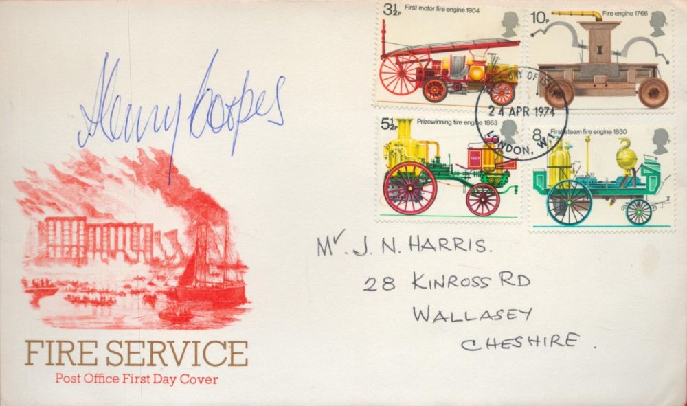 Lot 187: Henry Cooper Signed Fire Service Royal Mail First...