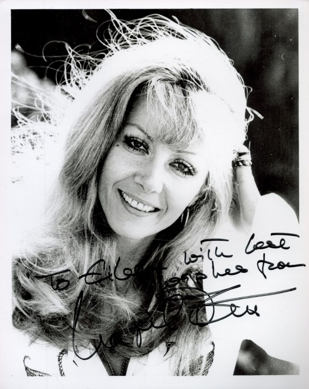 Lot 191: Ingrid Pitt Signed 10x8 inch Black and White...