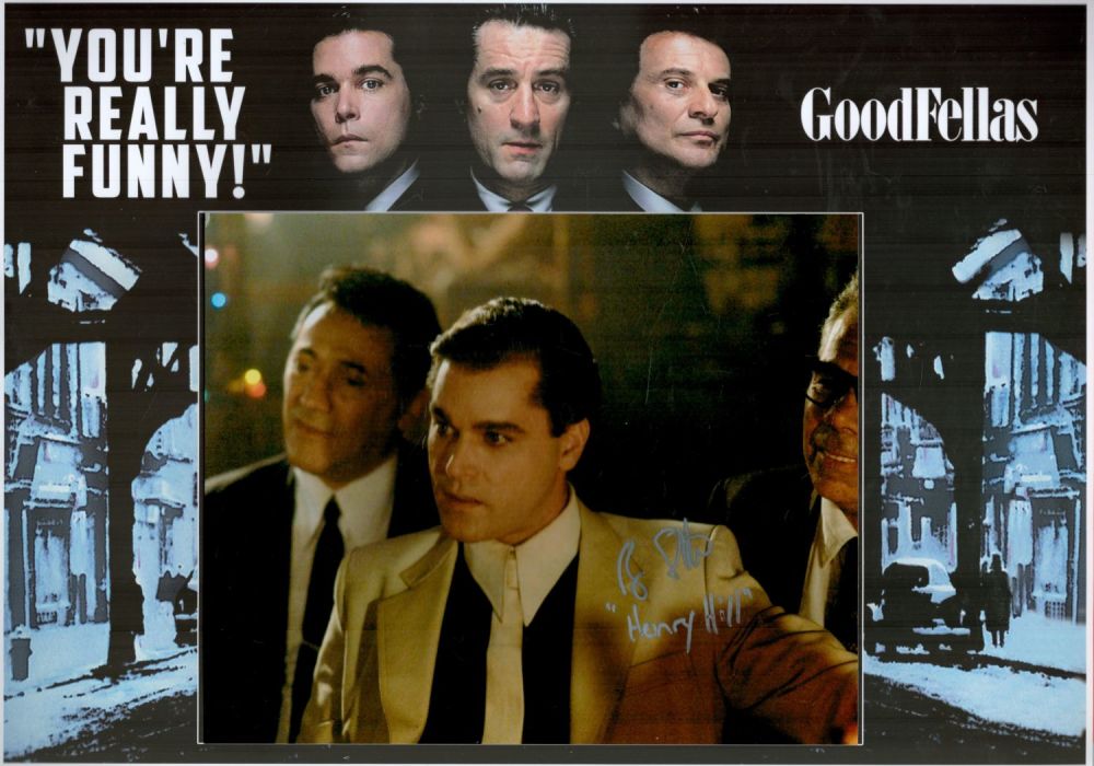 Lot 223: Ray Liotta (Henry Hill in Goodfellas) Signed 10x8...