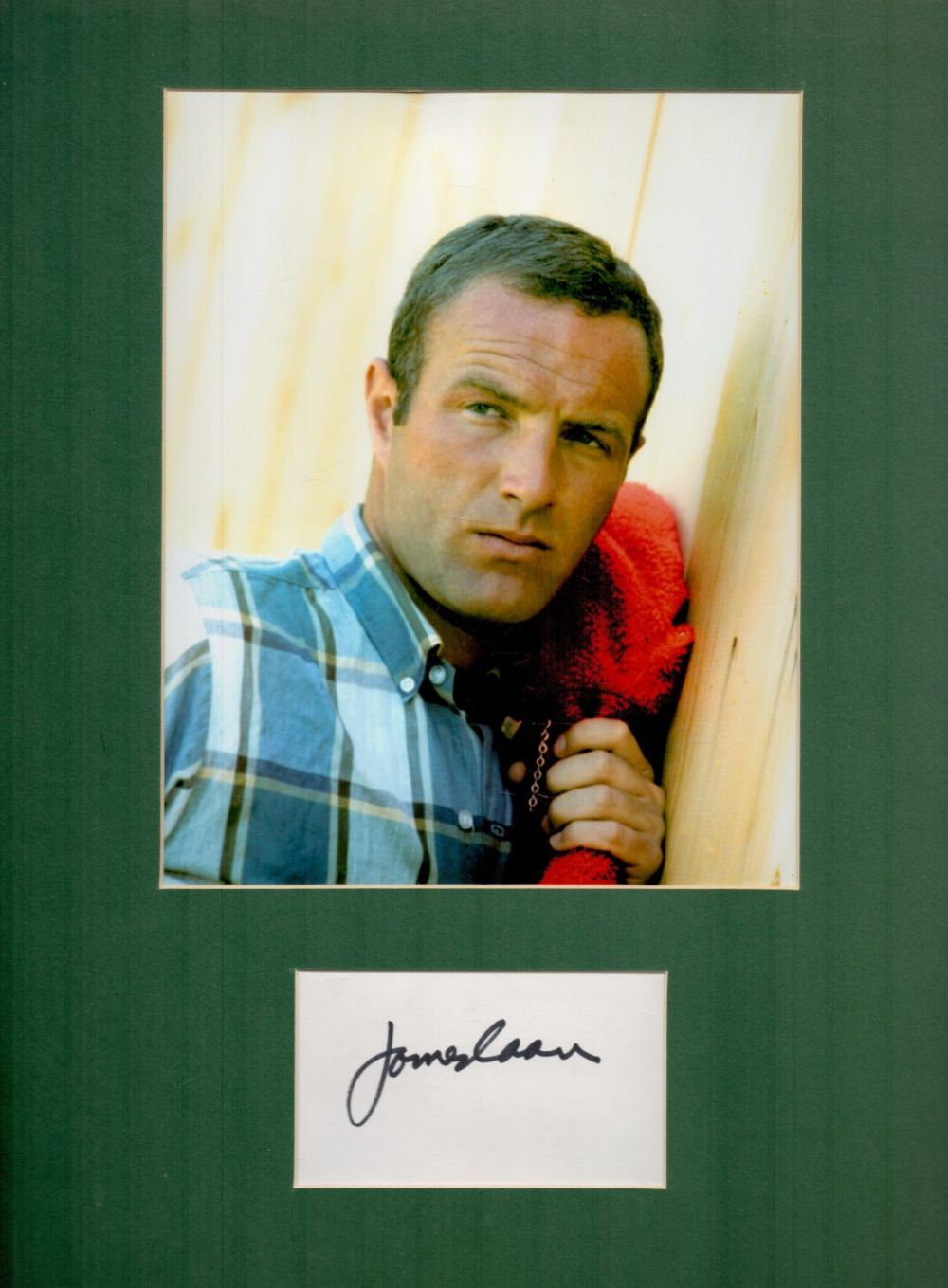 Lot 225: James Caan 16x12 overall mounted signature piece includes...
