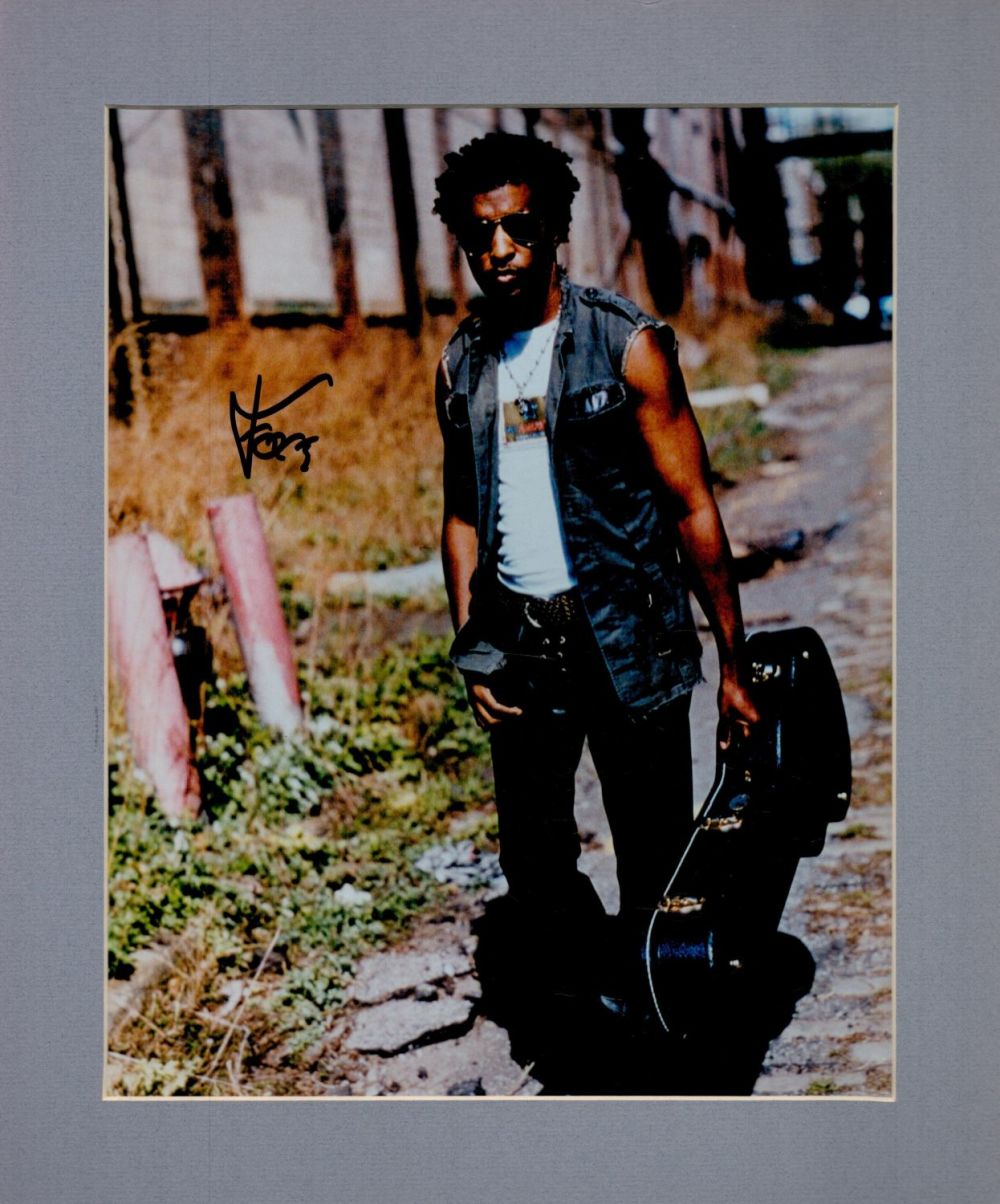 Lot 238: Babyface signed 12x10 overall mounted colour photo. Good...