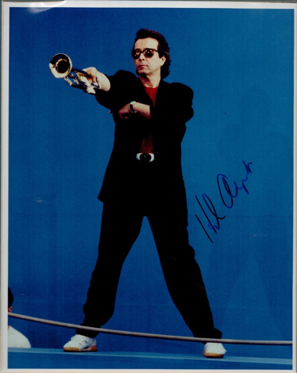 Lot 251: Herb Albert signed 12x8 overall mounted colour photo....