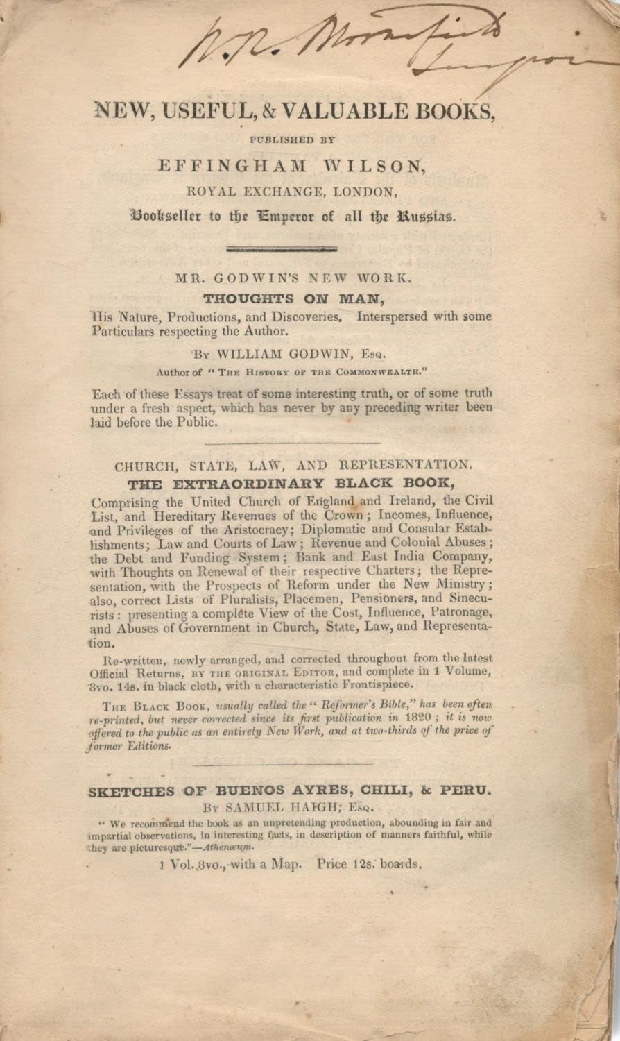 Lot 221: The Extraordinary Black Book: An exposition of the...