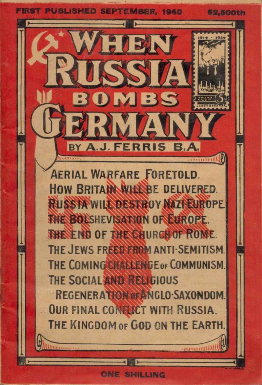 Lot 303: A. J. Ferris B. A. When Russia Bombs...