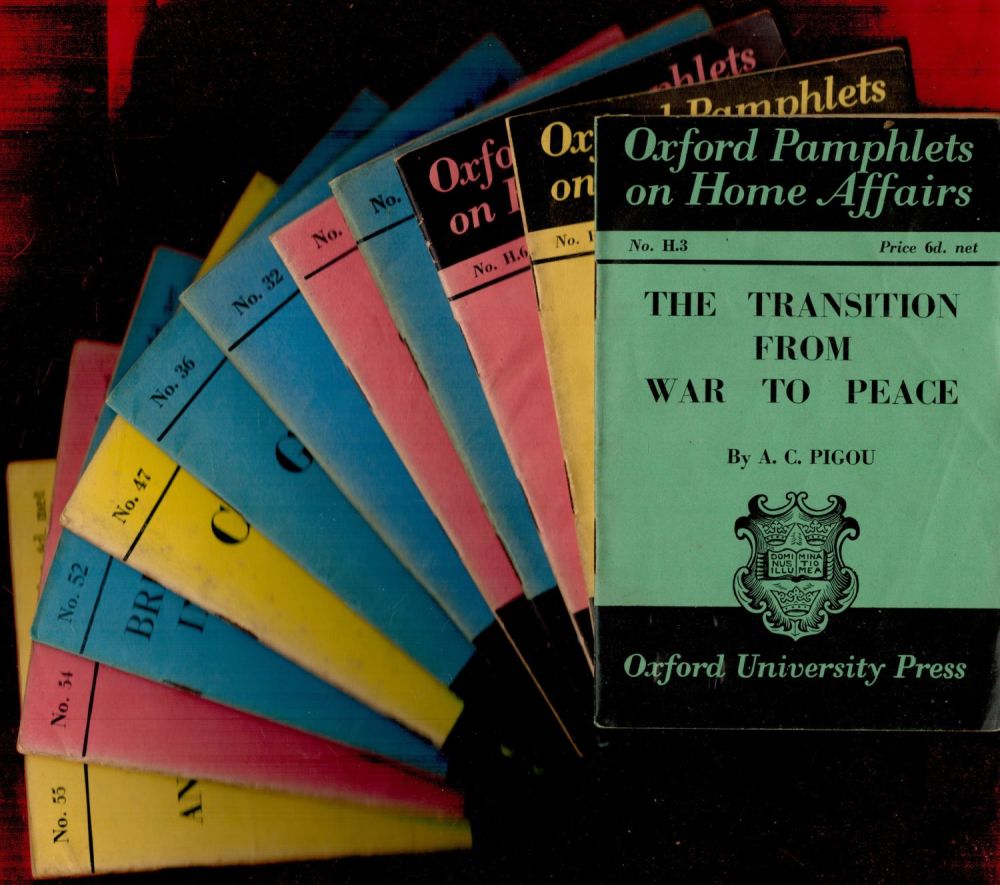 Lot 320: Oxford Pamphlets On Home and World Affairs Nos:...