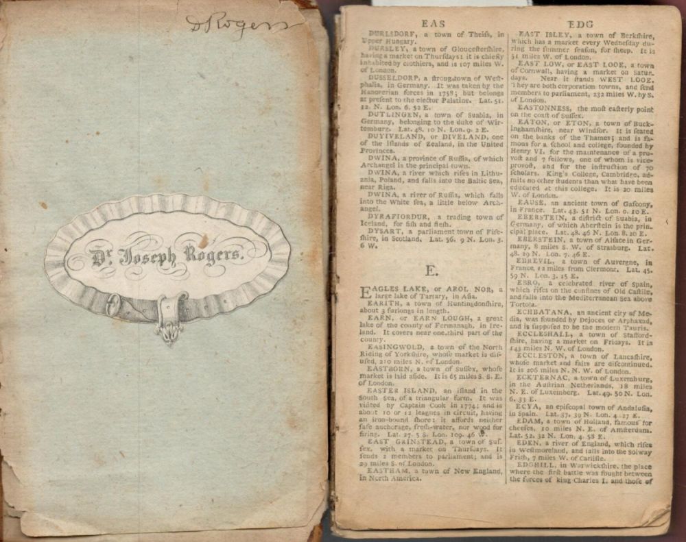 Lot 362: Partial copy of a small format dictionary of...