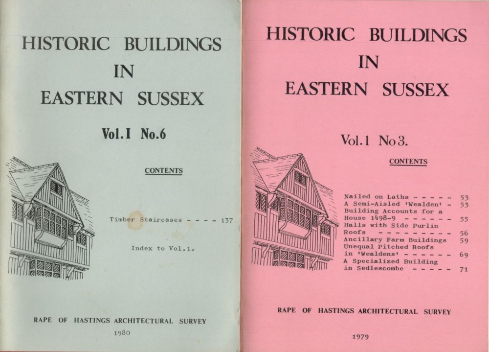 Lot 437: Historic Buildings In Eastern Sussex Volume 1 No....
