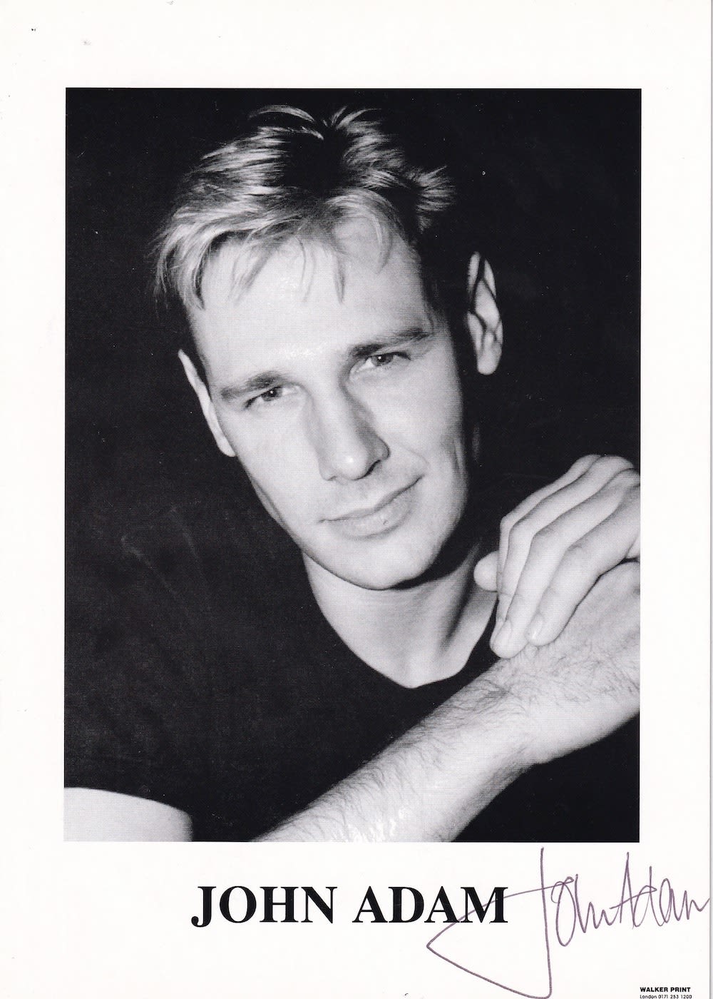 Lot 74: John Adam Australian Actor, Farscape 8x6 inch Signed...
