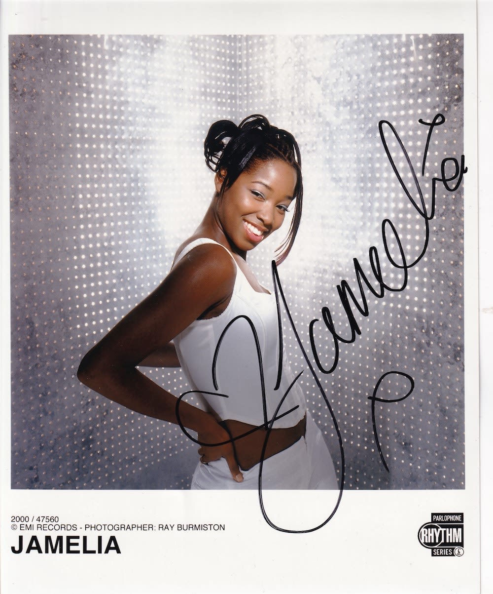 Lot 87: Jamelia Chart Topping Singer and TV Presenter 10x8...