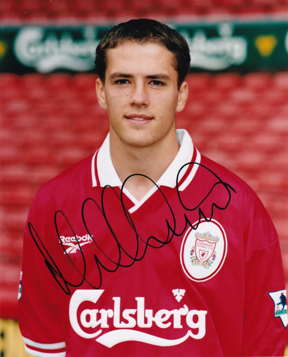 Lot 94: Michael Owen Former Liverpool Footballer 10x8 inch Signed...