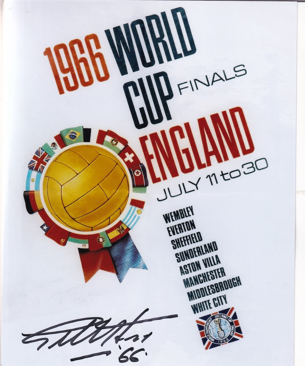 Lot 100: Geoff Hurst 1966 World Cup Winner and Hattrick...