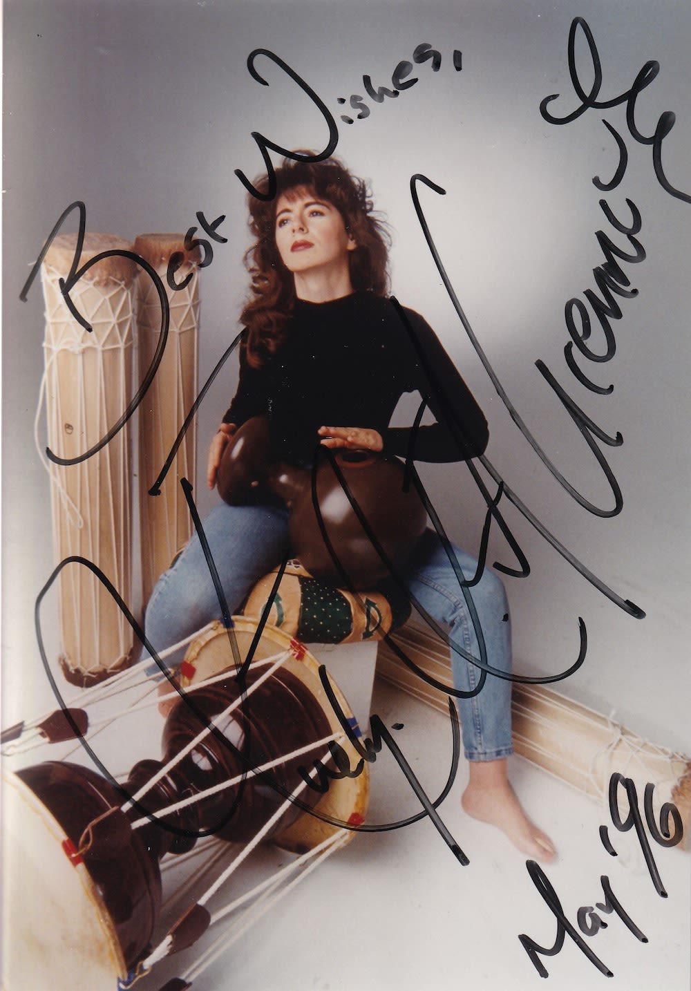Lot 103: Evelyn Glennie Chart Topping Musician 7x5 inch Signed...