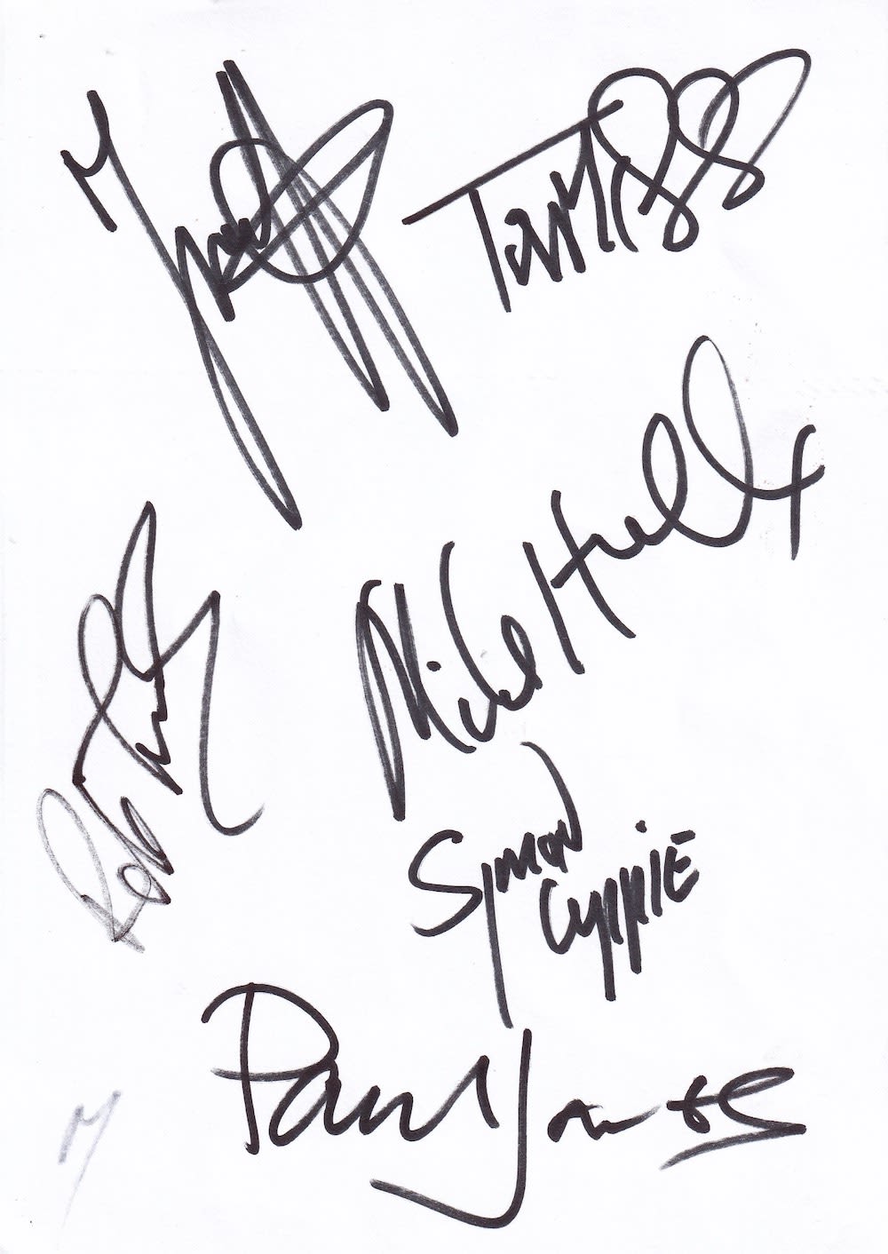 Lot 146: Paul Jones, Tom McGuinness, Rob Townsend, Simon Currie...