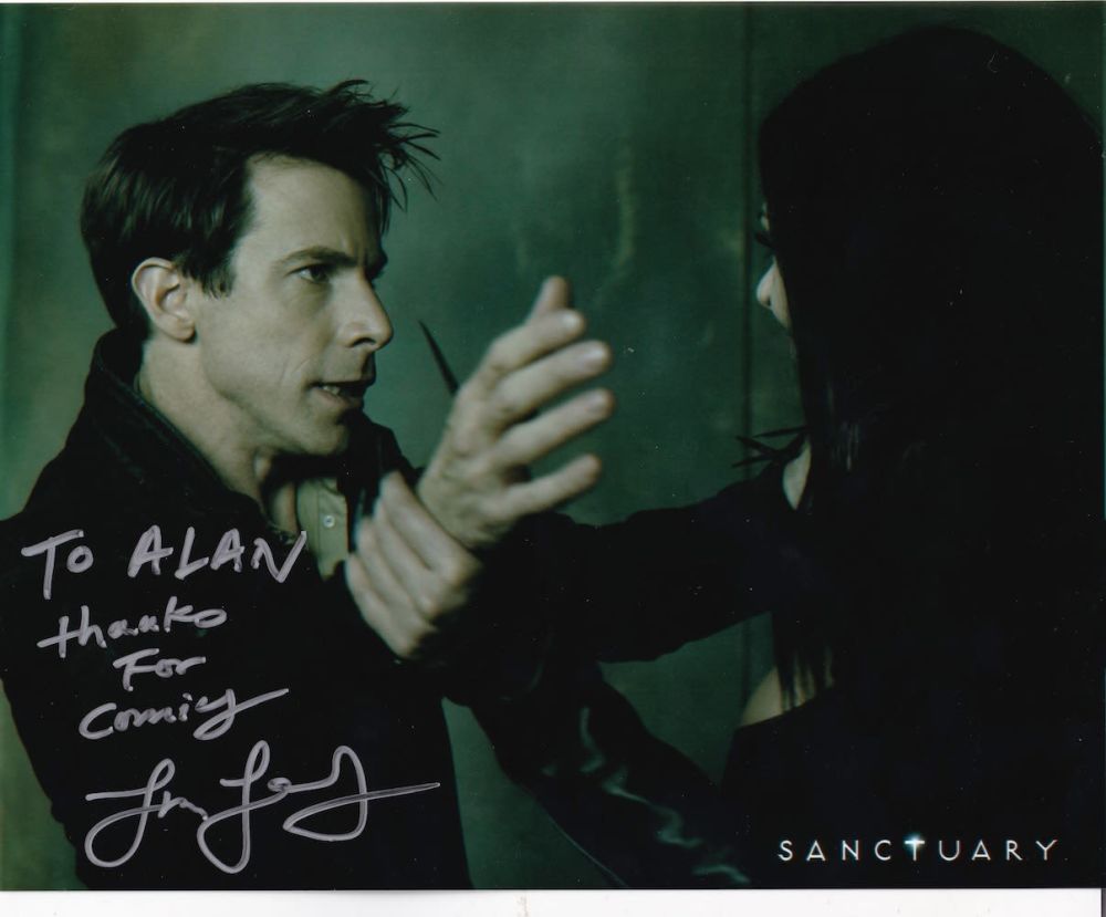 Lot 160: Jonathon Young Popular Actor, Sanctuary 10x8 inch Signed...
