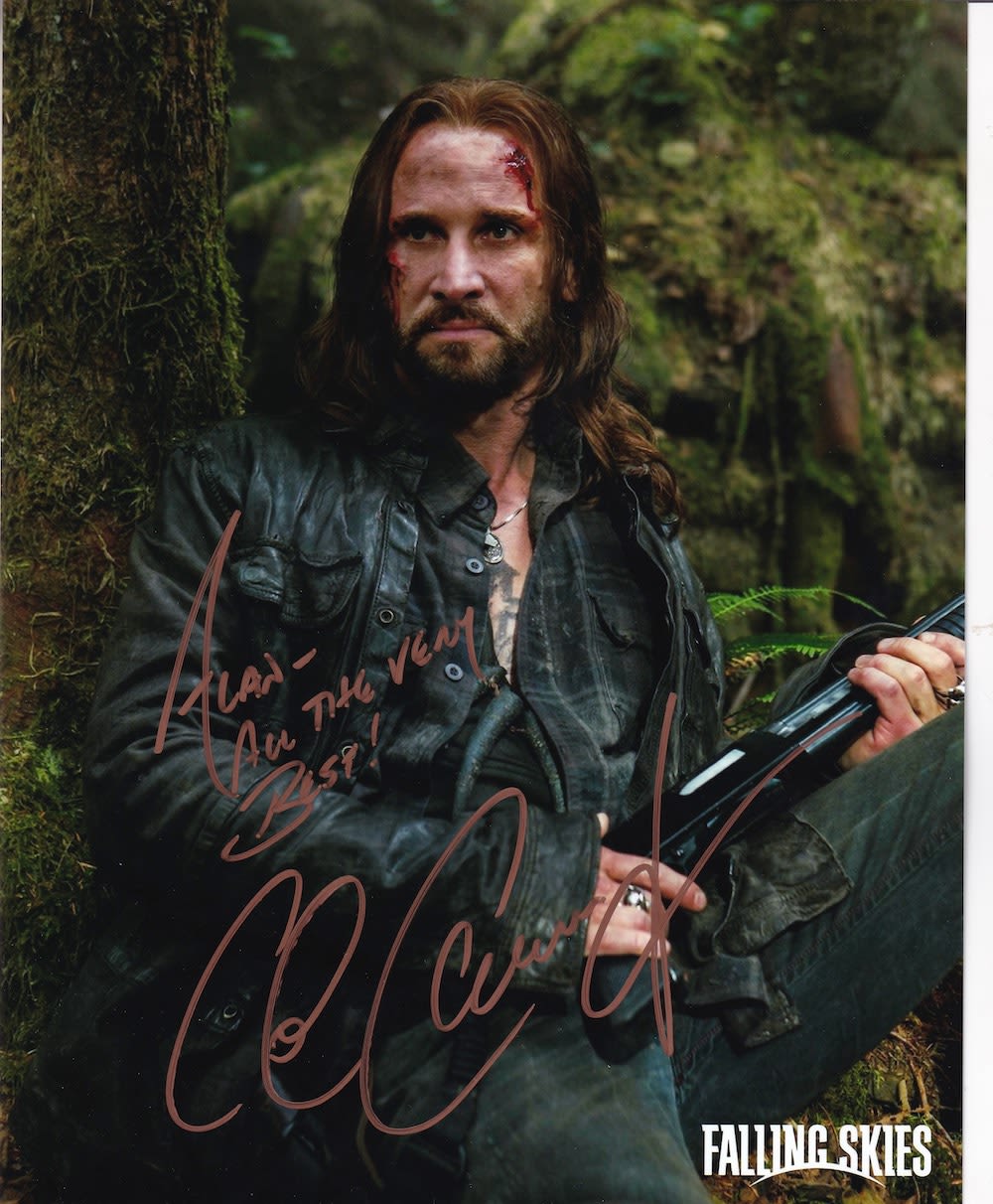 Lot 165: Colin Cunningham Popular Actor Falling Skies 10x8 inch...
