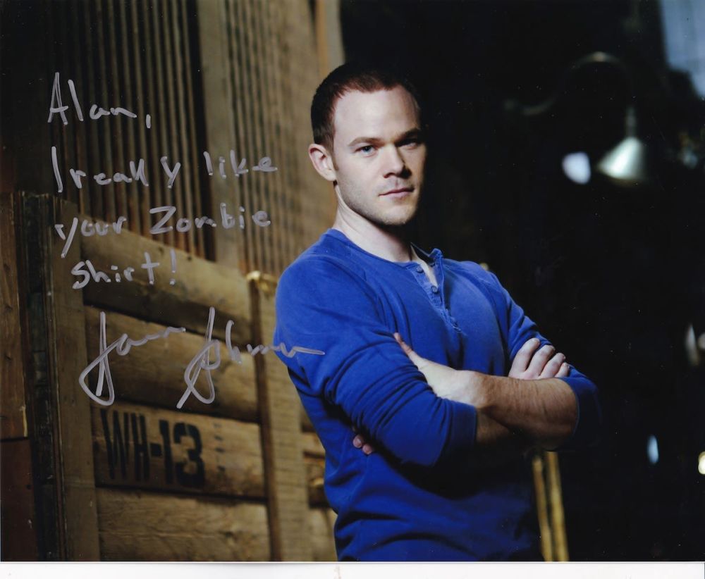 Lot 168: Aaron Ashmore Warehouse 13 Actor 10x8 inch Signed...