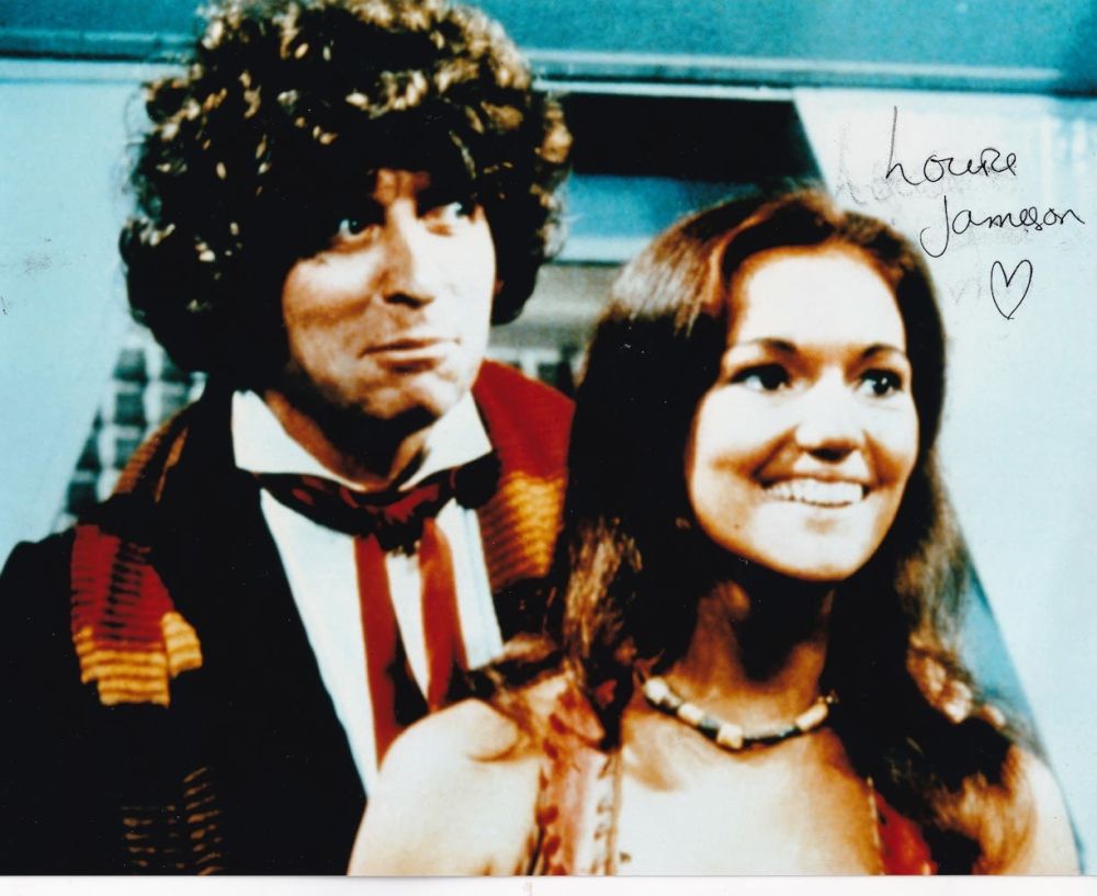 Lot 177: Louise Jameson Legendary Dr Who Actress 10x8 inch...