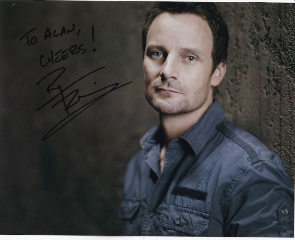 Lot 182: Ryan Robbins Popular Actor, sanctuary 10x8 inch Signed...