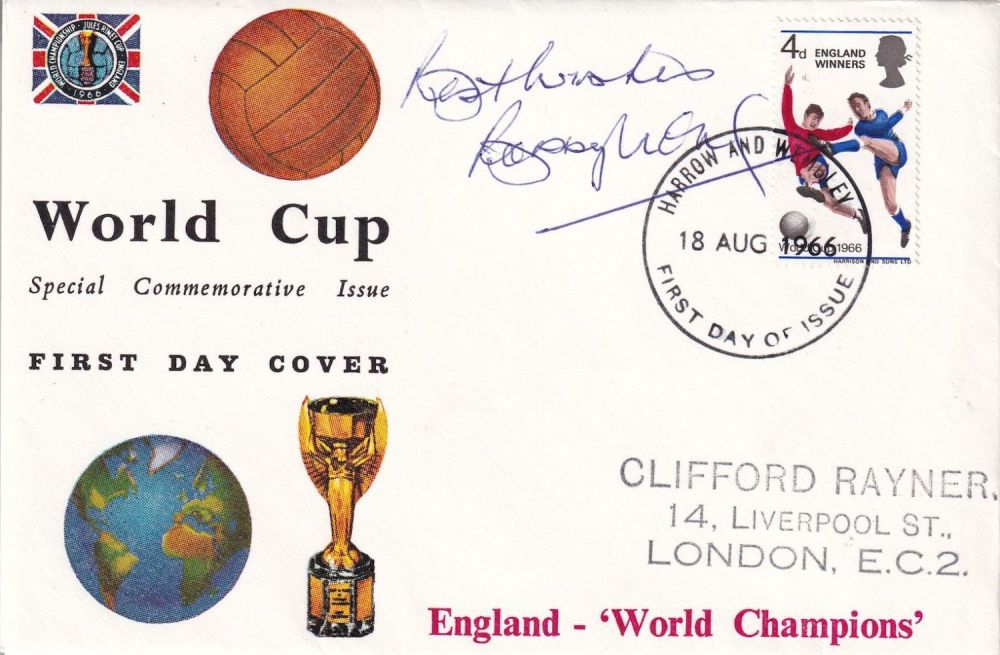 Lot 189: Bobby Moore 1966 World Cup Winning Captain Signed...