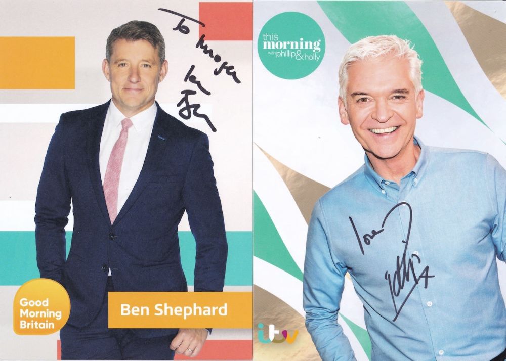 Lot 194: Phillip Schofield, Lorraine, Ben Shepard, Susanna Reid, Laura...