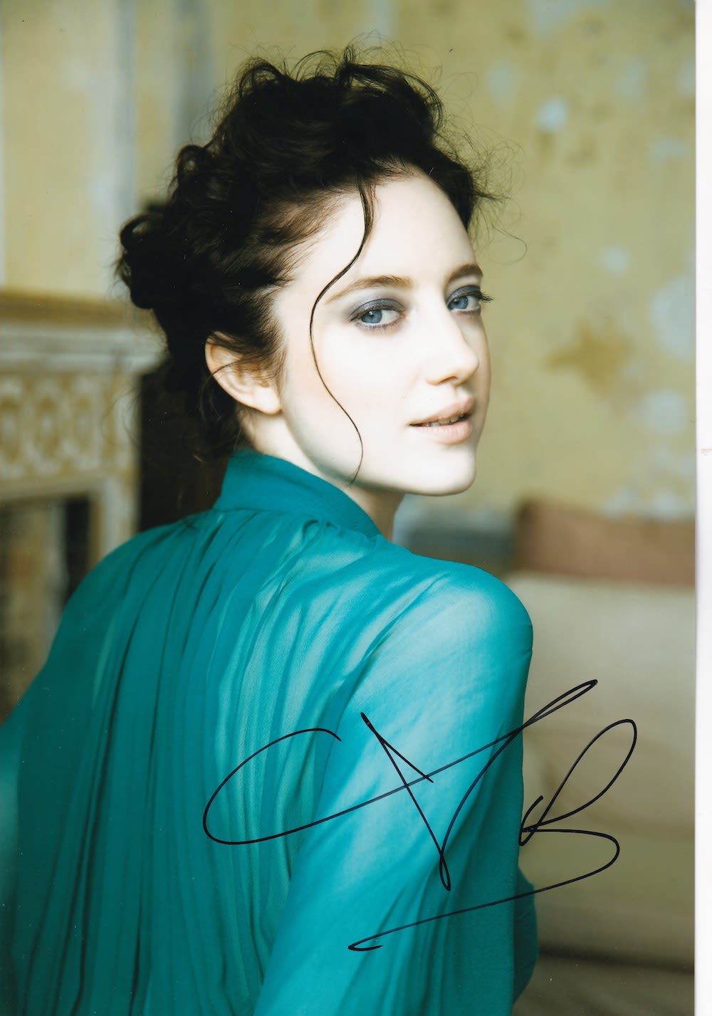 Lot 216: Andrea Riseborough English Actress and Producer 12x8 inch...