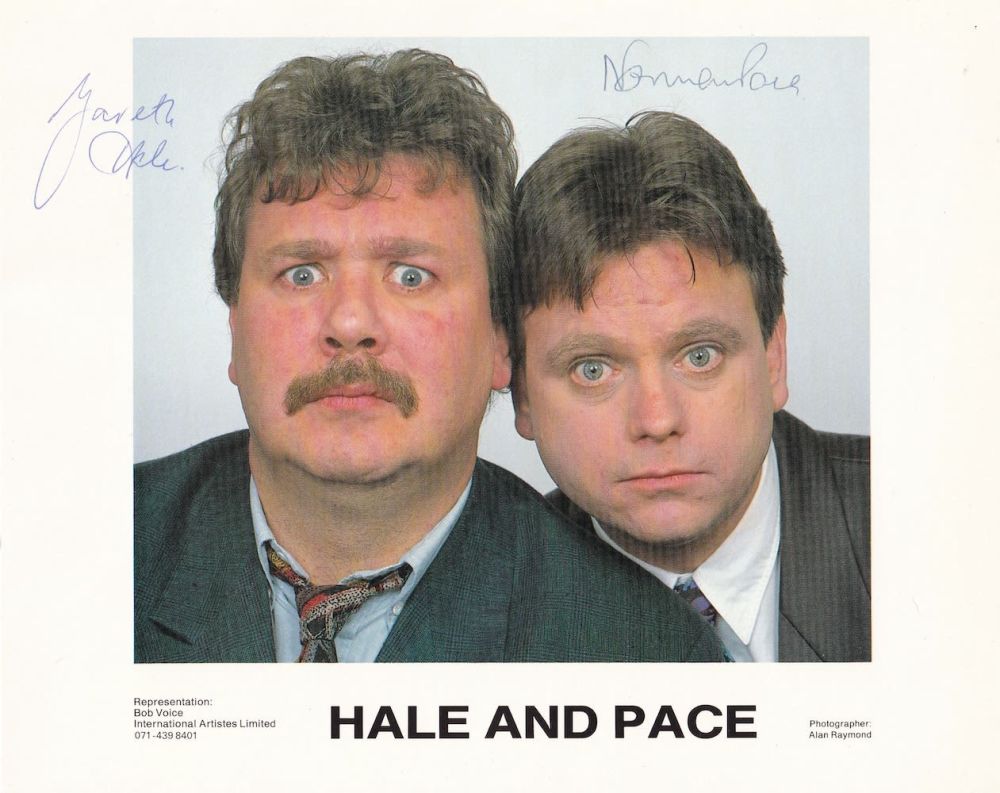 Lot 225: Hale and Pace Popular Comedy Entertainers 10x8 inch...