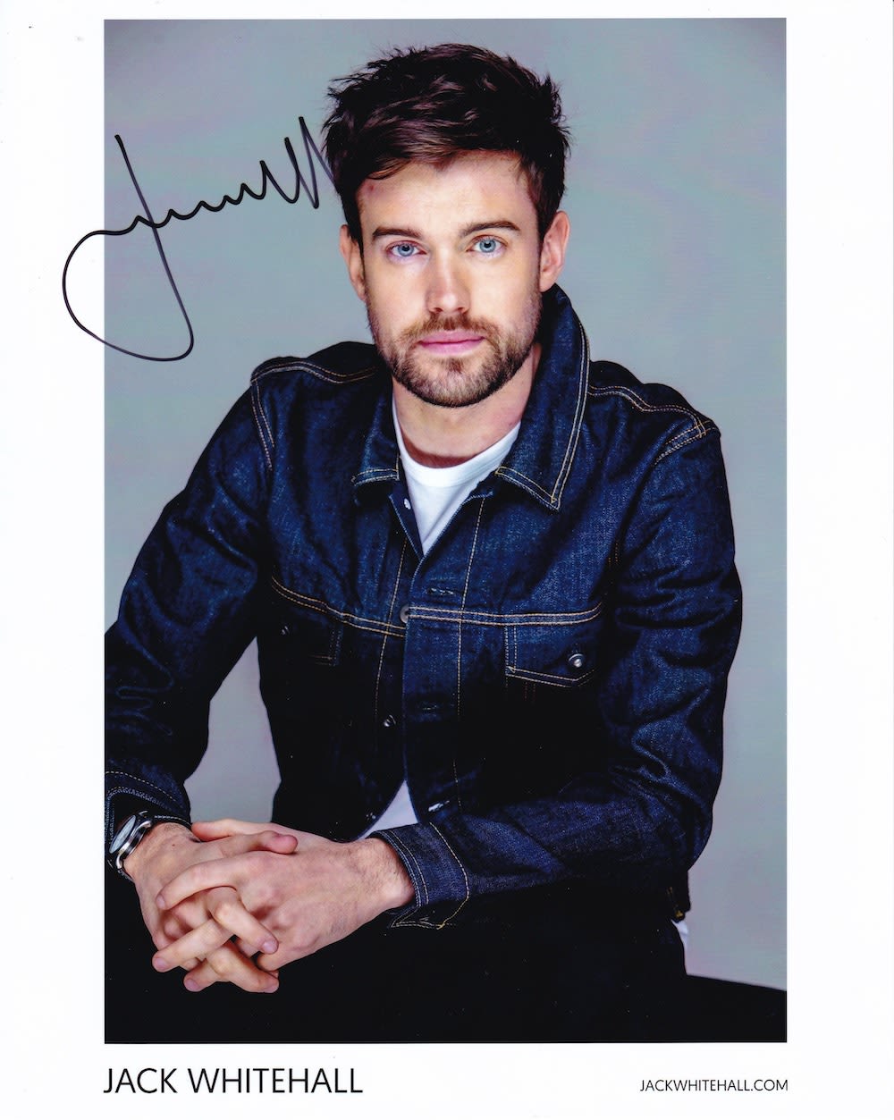 Lot 236: Jack Whitehall Popular Comedy Entertainer 10x8 inch Signed...