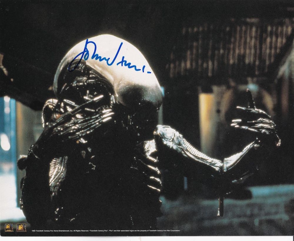 Lot 237: John Hurt Legendary British Actor, Aliens 10x8 inch...