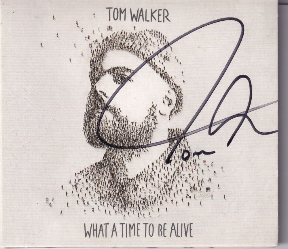 Lot 255: Tom Walker Chart Topping Singer Signed CD Cover...