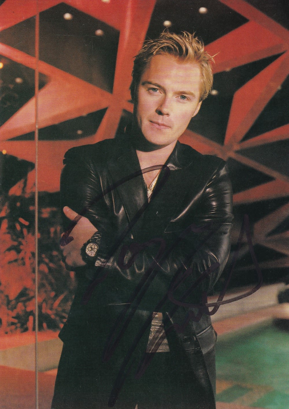 Lot 259: Ronan Keating Chart Topping Singer, Boyzone 8x6 inch...