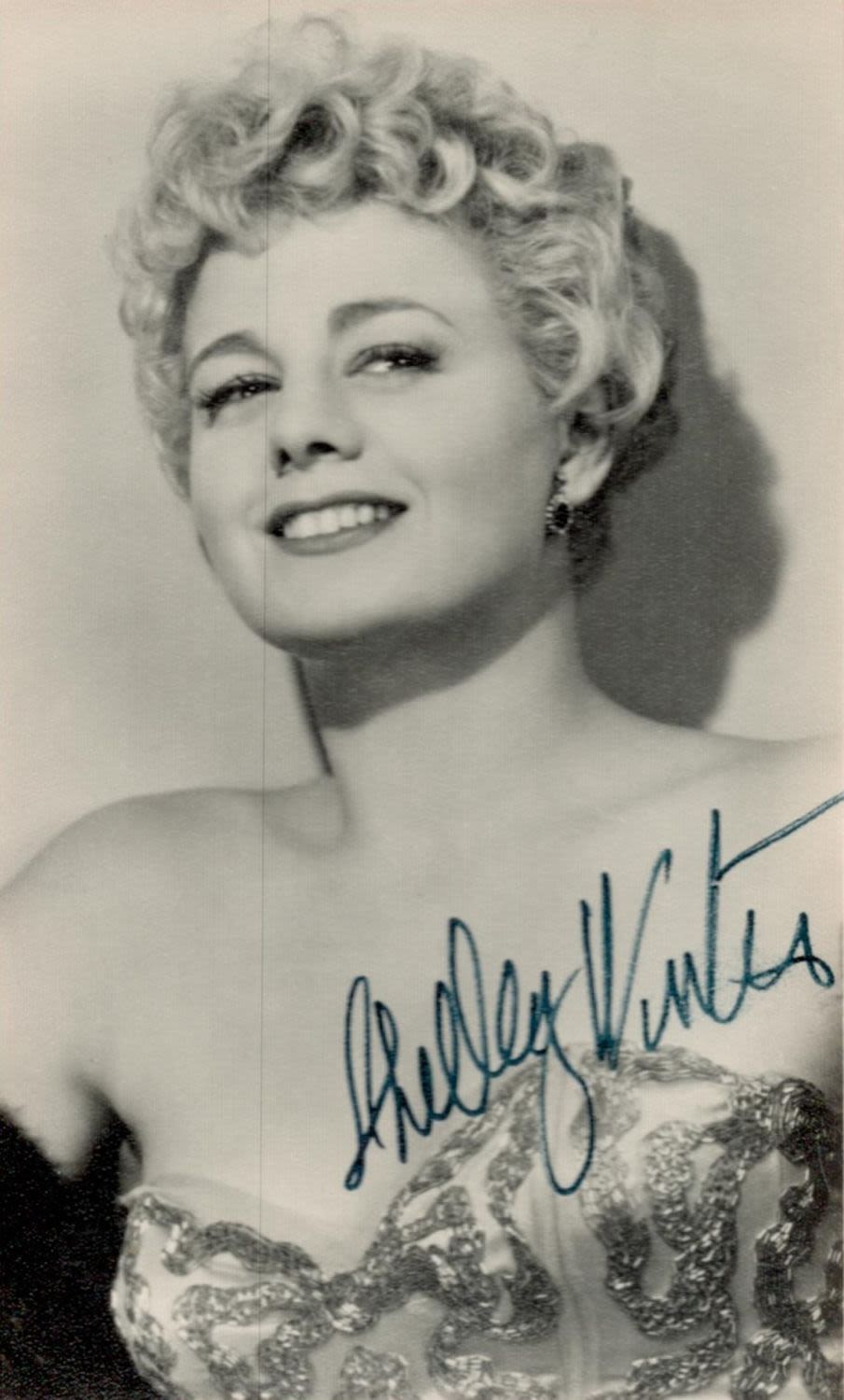 Lot 69: Shelly Winters Signed 5 x 3 inch approx...