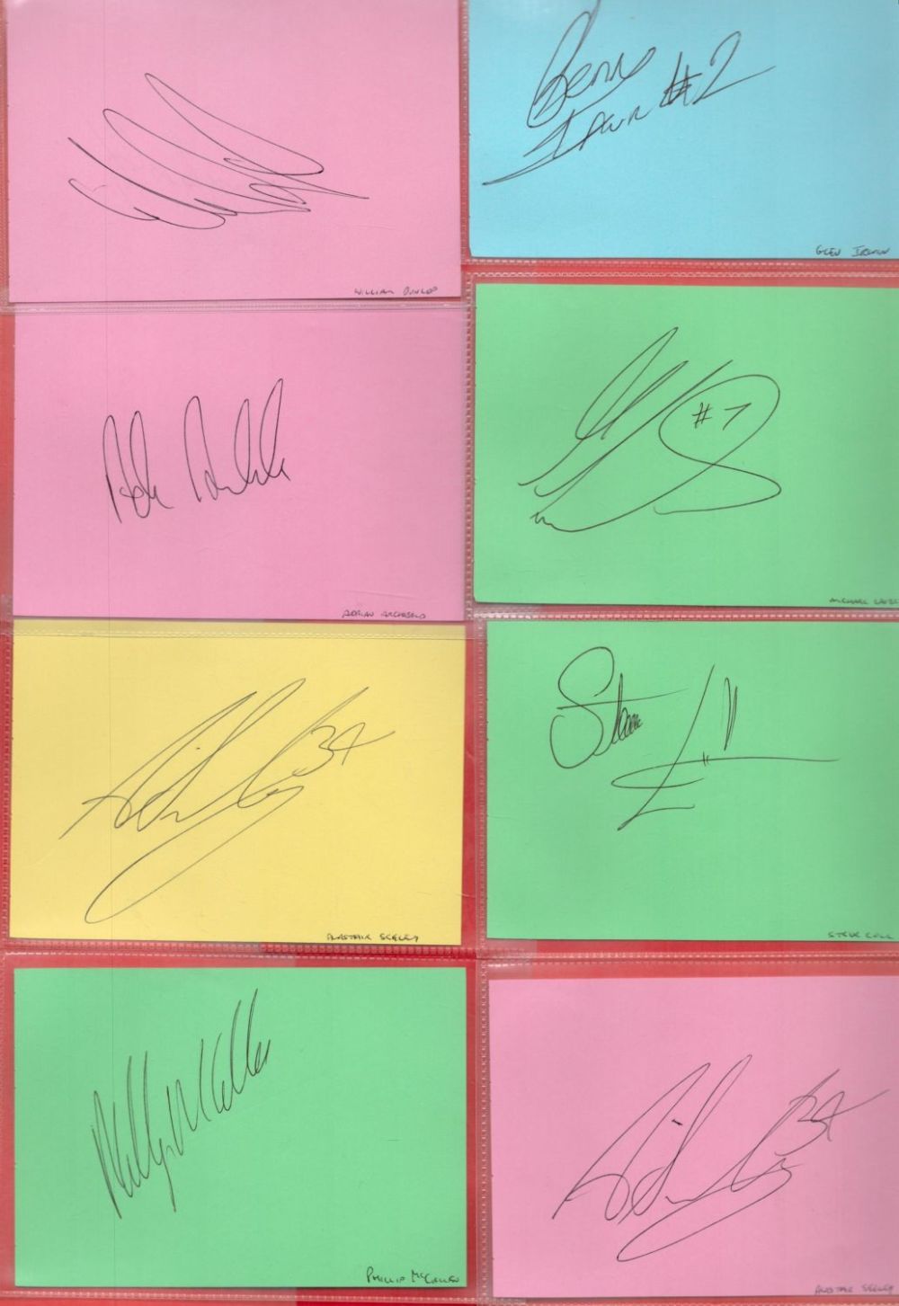 Lot 75: Motor Cycling collection 19 signed album pages includes...