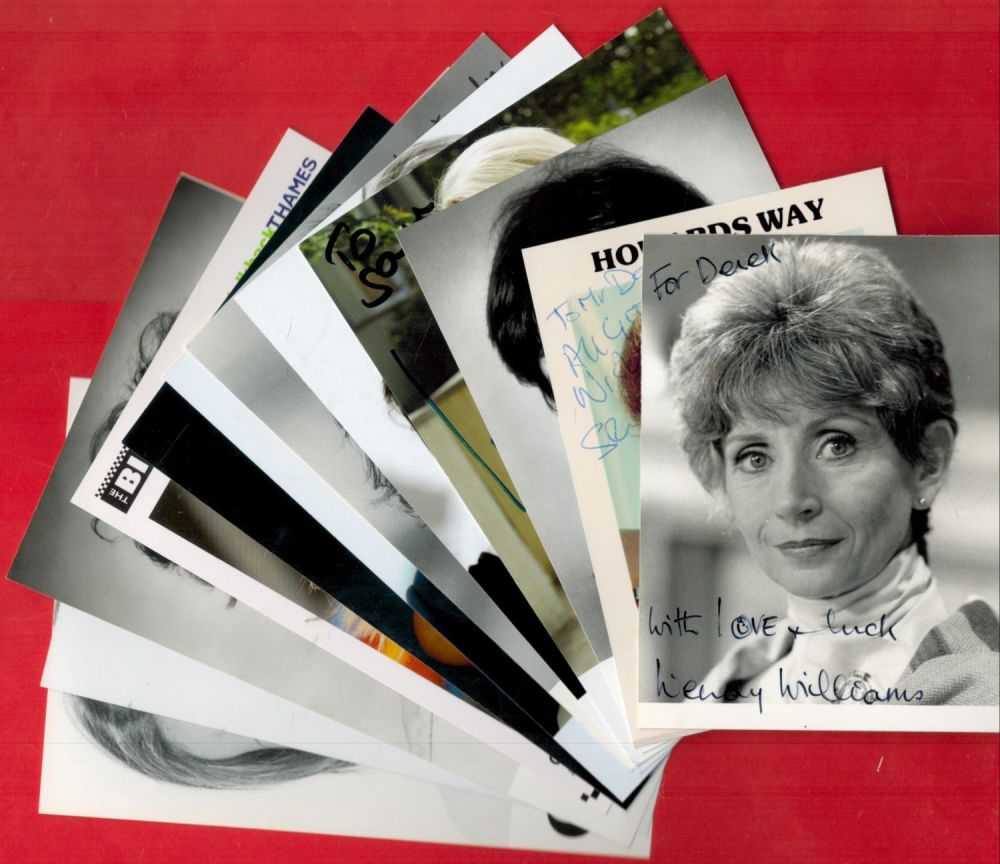 Lot 89: TV Collection of 12 Presenters / Personalities Signed...