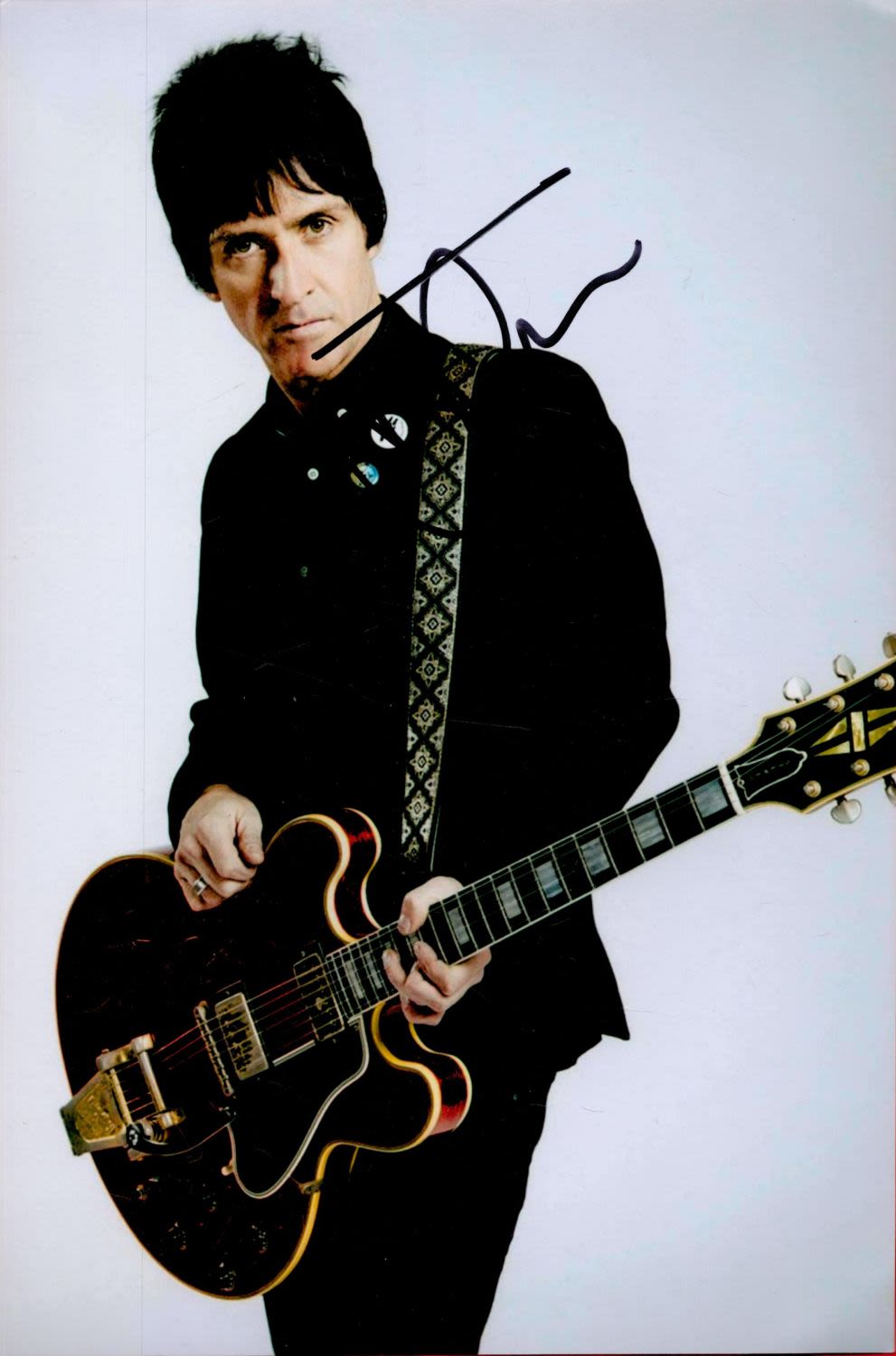 Lot 101: Johnny Marr signed 12x8 colour photo. Johnny Marr...