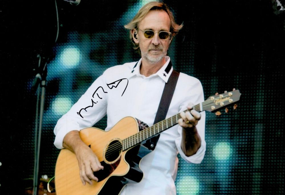 Lot 102: Mike Rutherford signed 12x8 colour photo. Michael John...