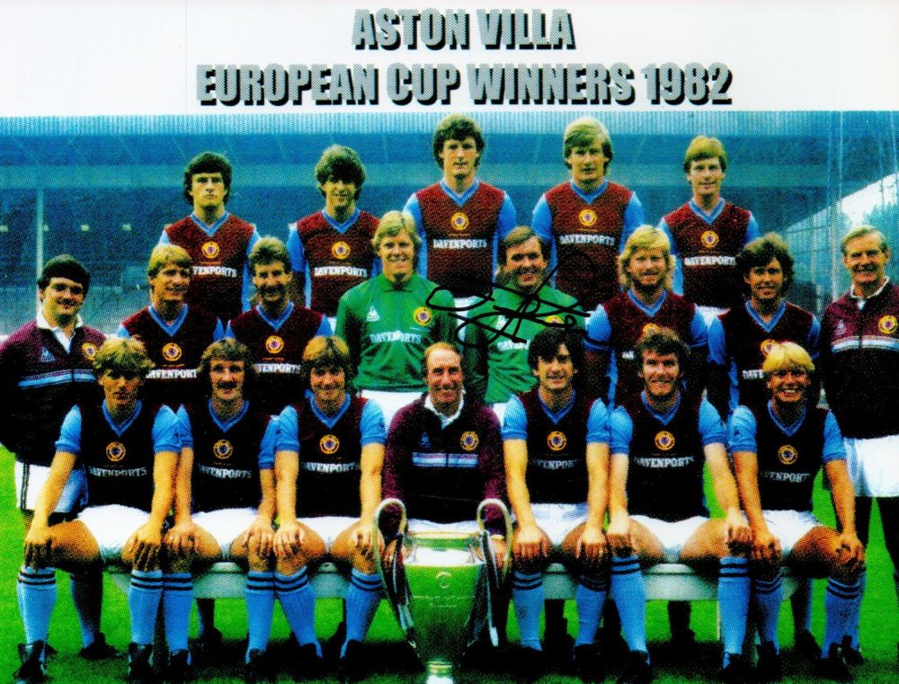 Lot 111: Jimmy Rimmer signed Aston Villa European Cup Winners...