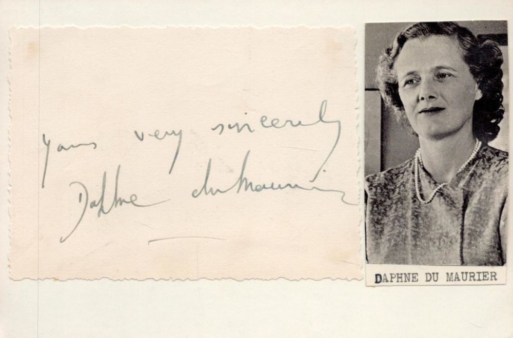 Lot 134: Daphne Du Maurier signed album page affixed to...