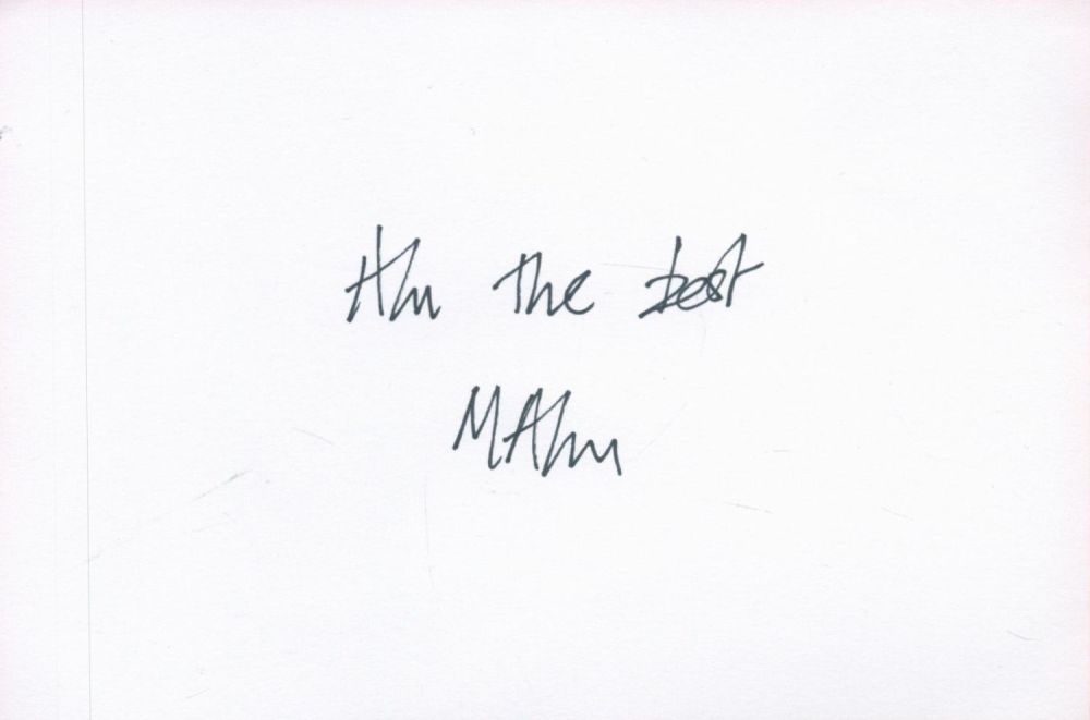 Lot 137: Jethro Tull Singer, Mick Abrahams signed 6x4 white...