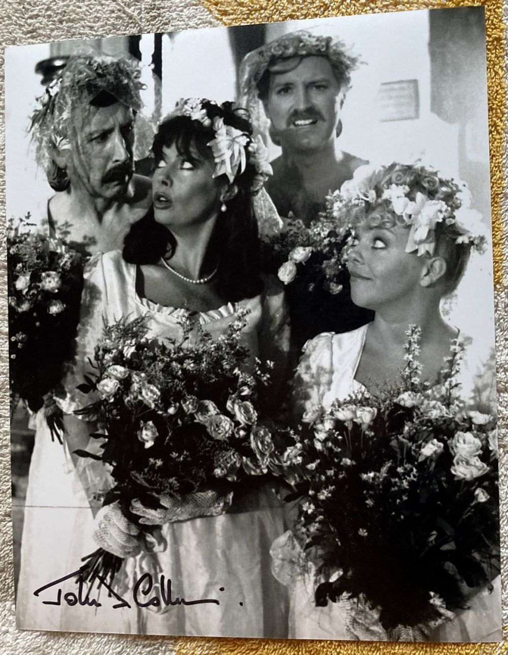 Lot 165: Allo Allo John D Collins signed 10 x...