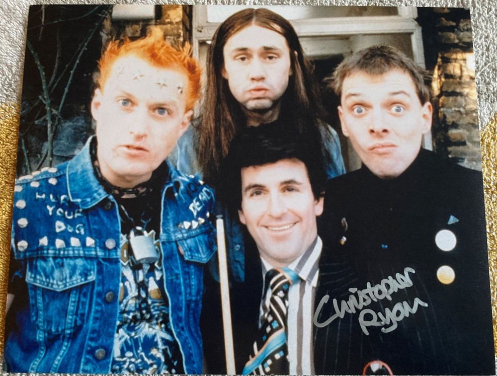 Lot 172: Young Ones Christopher Ryan signed 10 x 8...