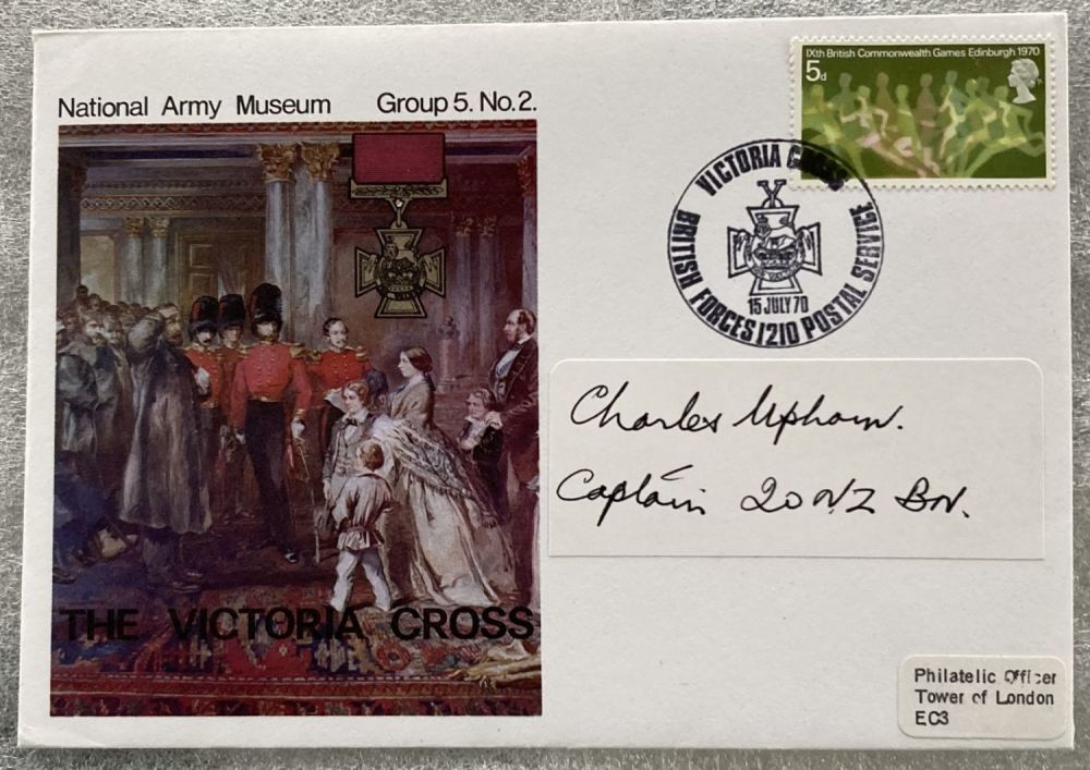 Lot 183: WW2 Double VC winners Charles Upham VC signed...