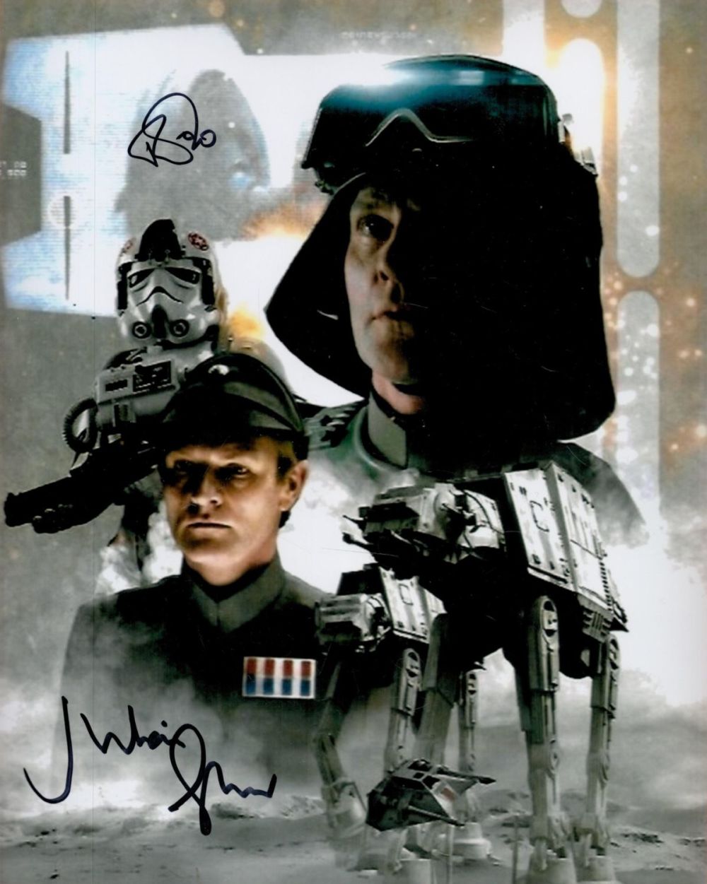 Lot 198: Star Wars Julian Glover and Paul Jerricho signed...