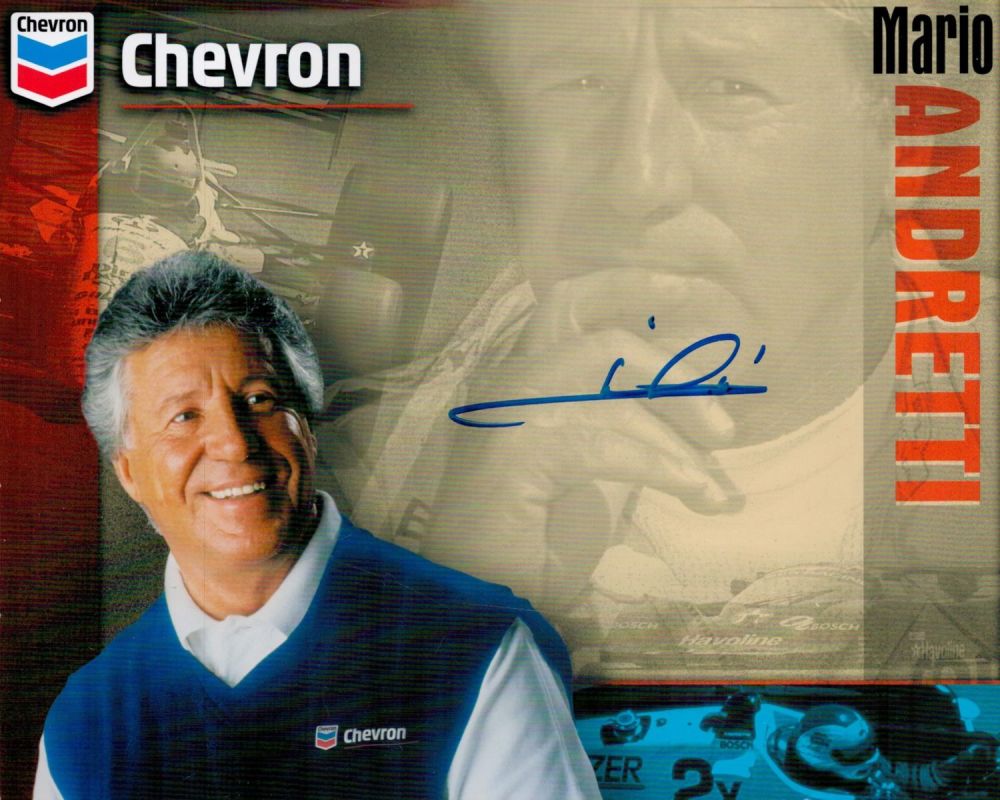 Lot 199: Motor Racing Mario Andretti signed 10 x 8...